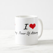 I Liebe-Power des Rechtsanwalts Kaffeetasse (VorderseiteRechts)