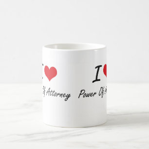 I Liebe-Power des Rechtsanwalts Kaffeetasse