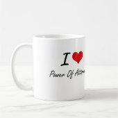I Liebe-Power des Rechtsanwalts Kaffeetasse (Links)