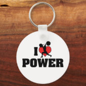 I LIEBE POWER SCHLÜSSELANHÄNGER (Vorderseite)