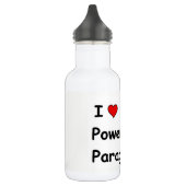 I Liebe Powered Paragliding Trinkflasche (Links)
