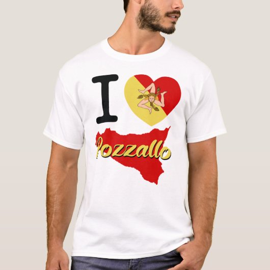 I Liebe Pozzallo T-Shirt (Vorderseite)