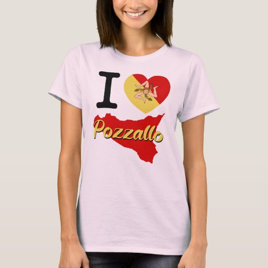 I Liebe Pozzallo T-Shirt (Vorderseite)