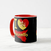 I Liebe Pozzallo Tasse (Vorderseite Links)