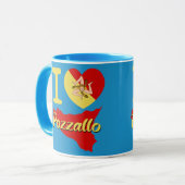I Liebe Pozzallo Tasse (Vorderseite Links)