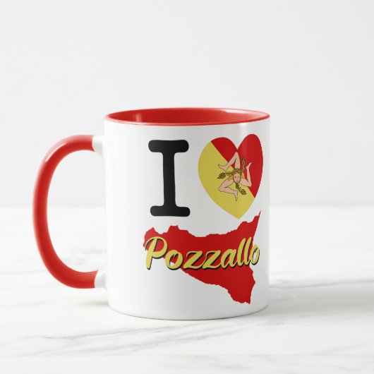 I Liebe Pozzallo Tasse (Links)