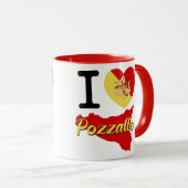 I Liebe Pozzallo Tasse (VorderseiteRechts)