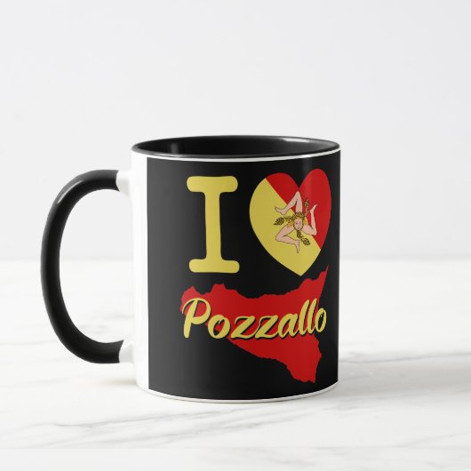 I Liebe Pozzallo Tasse (Links)
