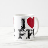 I Liebe PPC-Kaffee-Tasse Kaffeetasse (VorderseiteRechts)