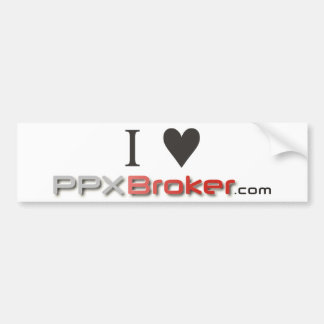 I Liebe-PPXBroker.com-Aufkleber Autoaufkleber