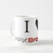 I Liebe-PPXBroker.com-Tasse Kaffeetasse (Vorderseite Links)
