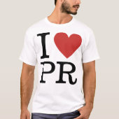 I ❤️ Liebe PR (für PR-Mitarbeiter) KUNSTBAR T-Shirt (Vorderseite)