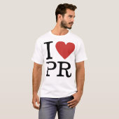 I ❤️ Liebe PR (für PR-Mitarbeiter) KUNSTBAR T-Shirt (Vorne ganz)