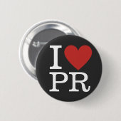 I ❤️ Liebe PR - Presseabteilung oder Firma - Schal Button (Vorne & Hinten)