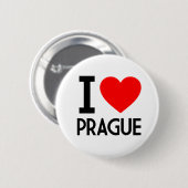I Liebe Prag Button (Vorne & Hinten)