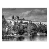 I Liebe Prag, in Schwarzweiß Fotodruck (Vorne)