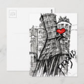 I Liebe Prag Postkarte (Vorne/Hinten)