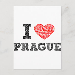 I Liebe Prag Postkarte