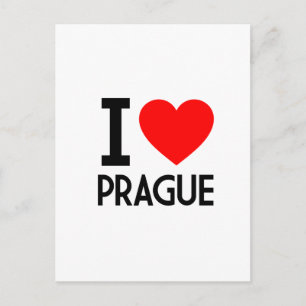 I Liebe Prag Postkarte