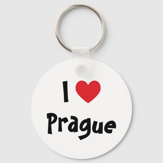I Liebe Prag Schlüsselanhänger (Vorderseite)