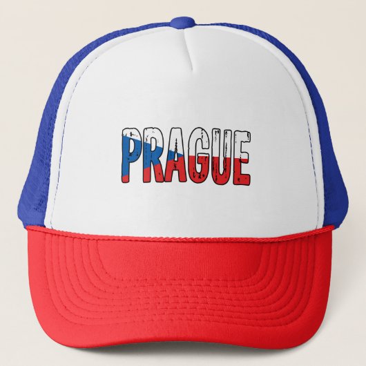 I Liebe Prag Truckerkappe (Vorderseite)