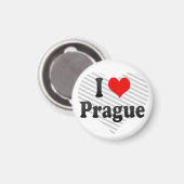 I Liebe Prag, Tschechische Republik Magnet (Vorderseite/Rückseite)