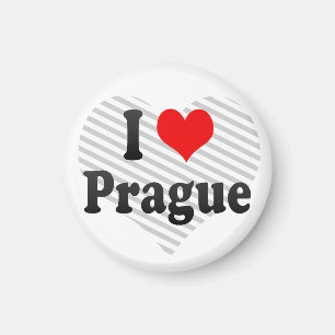 I Liebe Prag, Tschechische Republik Magnet