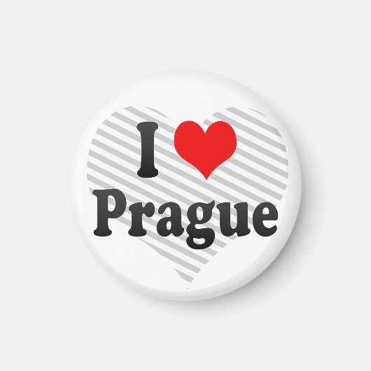 I Liebe Prag, Tschechische Republik Magnet (Vorne)