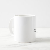 I Liebe-Pragmatismus Kaffeetasse (Vorderseite Links)
