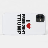 I Liebe Präsident Trump Herz Case-Mate iPhone Hülle (Rückseite (Horizontal))