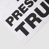 I Liebe Präsident Trump Herz Seidenpapier (Ausschnitt)