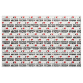 I Liebe Präsident Trump Herz Stoff (Fat Quarter (45,7 x 55,9 cm))