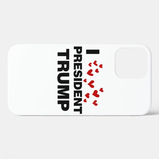 I Liebe Präsident Trump hört Case-Mate iPhone Hülle (Rückseite (Horizontal))