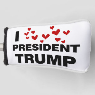 I Liebe Präsident Trump hört Golf Headcover