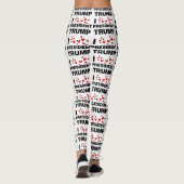 I Liebe Präsident Trump hört Leggings (Rückseite)