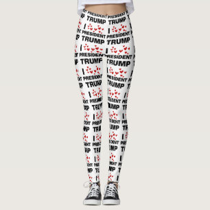 I Liebe Präsident Trump hört Leggings