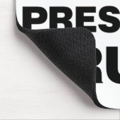 I Liebe Präsident Trump hört Mousepad (Ecke)