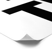 I Liebe Präsident Trump hört Poster (Ecke)