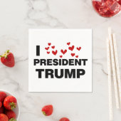I Liebe Präsident Trump hört Serviette (Beispiel)