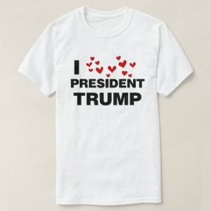 I Liebe Präsident Trump hört T-Shirt