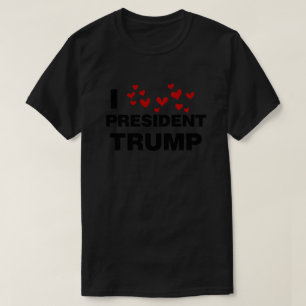 I Liebe Präsident Trump hört T-Shirt
