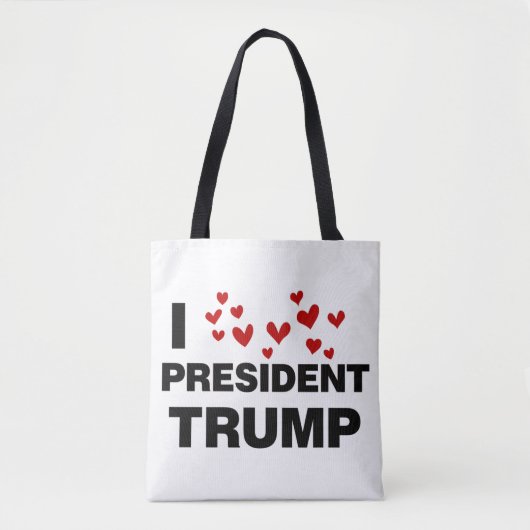 I Liebe Präsident Trump hört Tasche (Vorderseite)