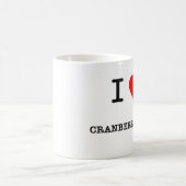 I Liebe PREISELBEERSAFT (Nahrung) Kaffeetasse (Mittel)