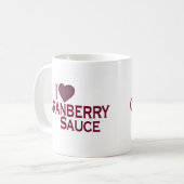I Liebe-Preiselbeersoße Kaffeetasse (Vorderseite Links)