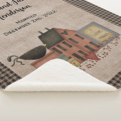 I Liebe Prime Country Red Saltbox Zuhause Sherpadecke (3/4)