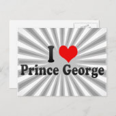 I Liebe Prince George, Kanada Postkarte (Vorne/Hinten)