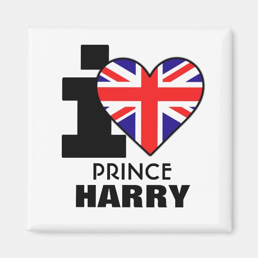 I Liebe Prince Harry Magnet (Vorne)