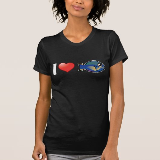 I Liebe Princess Parrotfish T-Shirt (Vorderseite)