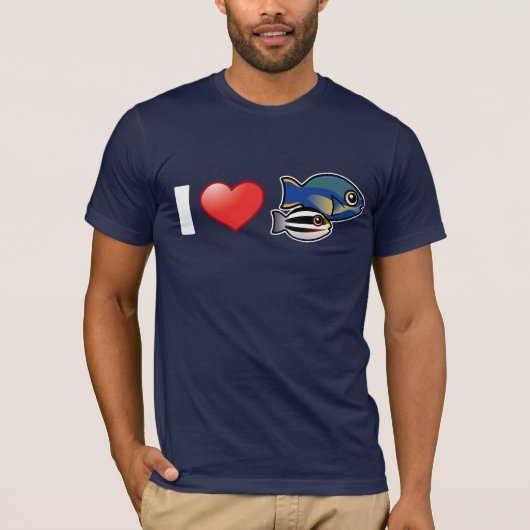 I Liebe Princess Parrotfish T-Shirt (Vorderseite)