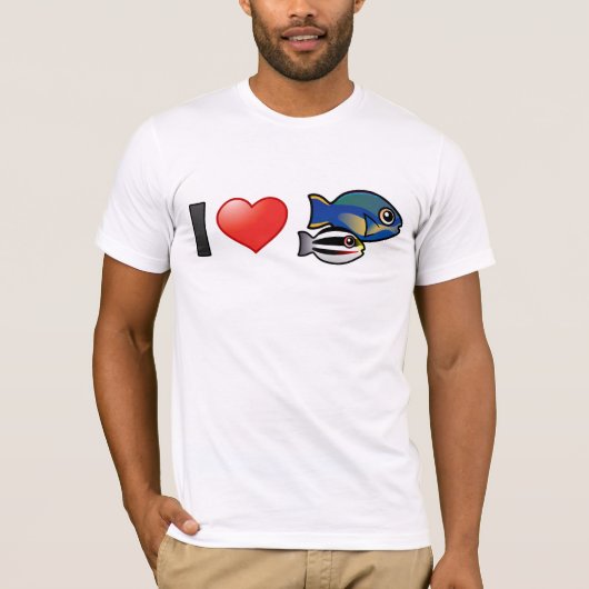 I Liebe Princess Parrotfish T-Shirt (Vorderseite)